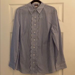 Truly Poppy button down blouse